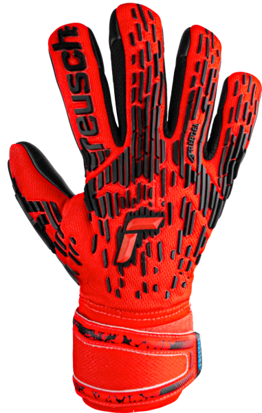 Reusch Attrakt Freegel Silver Finger Support Junior 5372230 3333 schwarz rot front